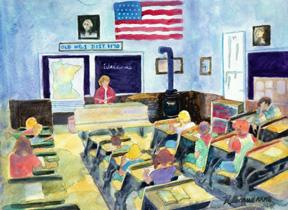 Artist Kathy Brauds Painting Chosen for Schoolhouse Art Exhibit Purchase Award